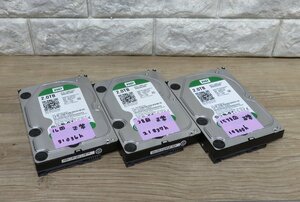 ★≪中古品≫WD HDD 3.5 2T WD20EZRX 64M 3台[t24031106]