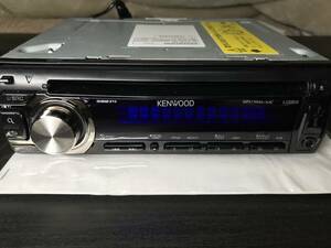 ■KENWOOD U353 1DIN CDレシーバー フロントAUX/USBオーディオ　サブウーファー端子　説明書あり　動作品