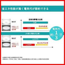 【数に限りあり！】 ★30W★ LEDシーリングライト 8畳 30W 調色/調光タイプ 昼光色 電球色 3500LM リモコン付き 調光タイプ LEDライト_画像3