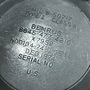 【米軍払い下げ】BENRUS ベンラス TYPE-1 タイプ1 軍用時計 ヴィンテージ 腕時計 アンティーク 美品 レア 1974年【OH済】の画像2