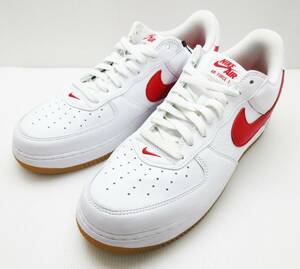 KM-3990《スニーカー》NIKE AIR FORCE 1 LOW RETRO★ナイキ エアフォース1 ロー レトロ★US11 29cm★DJ3911-102★ホワイト×レッド★