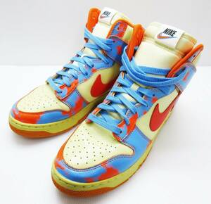 KM-3987《スニーカー》NIKE DUNK HIGH 1985 SP Orange Acid Wash★ナイキ ダンク ハイ アシッドウォッシュ★US9.5 27.5cm★DD9404-800★