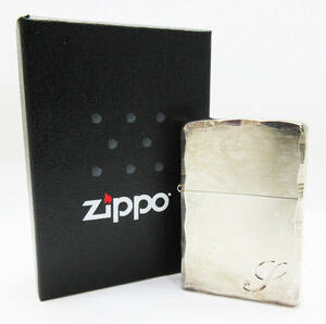 GN-2229《ZIPPO/ジッポ》S刻印★J 15 刻印★コーナーリューター加工★喫煙具 オイルライター★USA アメリカ製★着火確認OK★