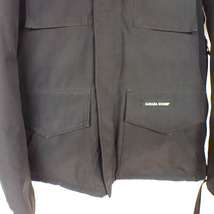 KM-3899【CANADA GOOSE】カナダグース★KAMLOOPS/カムループス★4078JM R★S★ダウンジャケット★ネイビー★カナダ製★フード取り外し可★_画像3