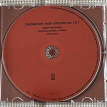 CD 日本語解説書つき ショスタコーヴィチ: ヴァイオリン協奏曲 第1番、第2番 セルゲイ・ハチャトリャン_画像6