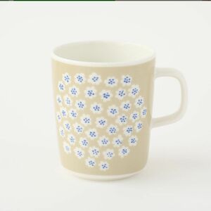 マリメッコ marimekko マグカップ　プケッティ　グレージュ　新品　