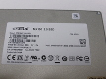 Crucial SSD SATA 2.5inch 512GB 2台セット 正常判定 本体のみ 中古品です　CT512MX100SSD1_画像3