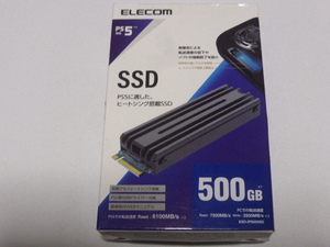 ELECOM SSD NVMe M.2 500GB 故障品　ジャンク品扱いです ESD-IPS500G