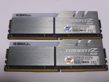 メモリ デスクトップパソコン用 G.SKILL TRIDENT Z RGB DDR4-3200 PC4-25600 16GBx2枚 合計32GB F4-3200C16D-32GTZRX 起動確認済みです_画像1