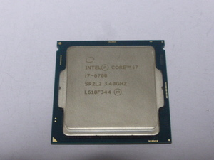 INTEL CPU Core i7 6700 4コア8スレッド 3.40GHZ SR2L2 CPUのみ 起動確認済です③