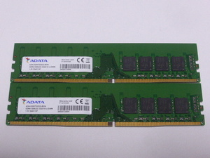  メモリ デスクトップパソコン用 ADATA DDR4-3200 PC4-25600 32GBx2枚 合計64GB 起動確認済です