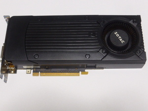 NVIDIA グラフィックボード ZOTAC GeForce GTX960 2G HDMIにて画面出力確認済 本体のみ 喫煙環境で使用されていた為ジャンク品扱いです