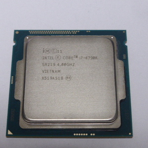 INTEL CPU Core i7 4790K C0 4コア8スレッド 4.00GHZ SR219 LGA1150 CPUのみ 起動確認済みですの画像1