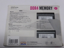 メモリ デスクトップパソコン用 CFD DDR4-3200 PC4-25600 16GBx2枚 合計32GB 起動確認済みです W4U3200CX1-16G_画像2