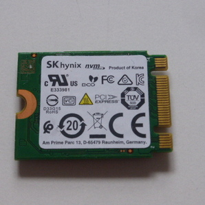 SK hynix SSD M.2 NVMe Type2230 Gen 3x4 512GB 電源投入回数764回 使用時間445時間 正常100% BC501 中古品です⑧の画像2