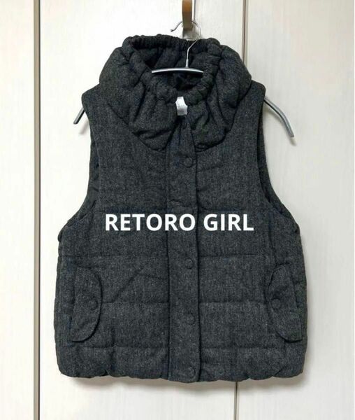 RETROGIRL レトロガール　中綿ベスト　サイズフリー