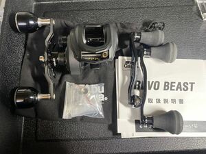 【美品】19 REVO BEAST 40 HS ゴメクサスハンドル 右巻き アブガルシア ビースト