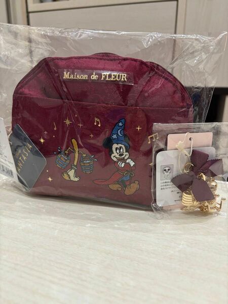 Disney the market ファンタジア限定　Maison de FLEUR ポーチ　チャーム