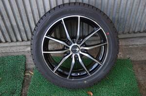 235/45R17 94Q WINTER MAXX02 4本セット DUNLOP 17X7J+38 5穴 17インチ PCD114.3 2018年6月製 スタッドレス 新品未使用 KORPER