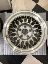 BBS 16X7J ET40 4本セット 16インチ 5穴 メッシュ ホイール 中古品 訳アリ　引き取り値引き_画像5