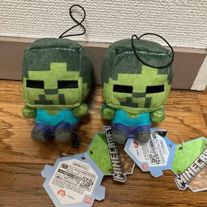 マインクラフト ゾンビ デフォルメマスコット ぬいぐるみ ストラップ