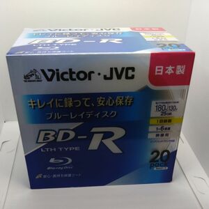 録画用BD-R 6倍速 20枚 BV-R130SW20 ブルーレイディスク Victor　1回録画　カウントダウンオークション
