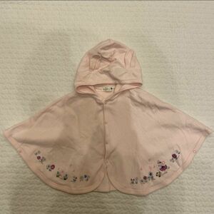 【美品】KP ニットプランナー　ポンチョ　70〜90cm ピンク