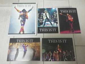 DVD Michael Jackson マイケル・ジャクソン THIS IS IT コレクターズ・エディション 2009年夏 幻のコンサート ポストカード４枚付属