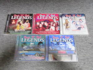 CD5枚セット 洋楽 Rock'N'Roll ロックンロール LEGENDS チャックベリー プラターズ エルヴィスプレスリー リトルリチャード ドリフターズ