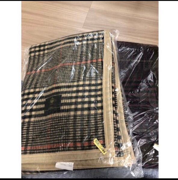 昭和西川 ウール100% 毛布