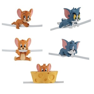 TOM & JERRY ハグコット トムとジェリー 全5種 セット トム すやすや ジェリー かみつき チーズ ケーブル アクセサリー フィギュア