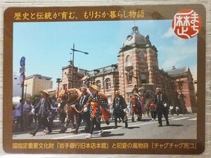 歴史まちづくりカード歴まちカード 岩手県 盛岡市