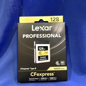 【 新品未開封 】LEXAR 正規品 Professional CFexpress TypeB メモリーカード 128GB GOLD