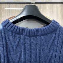 個性EU製＆定価5万◆UABONI*Paris*ユアボニ*クリスマス限定・セーター◆ウール ソフト 暖か 肉厚 ニット トレーナー 男女兼用 L/48サイズ_画像7