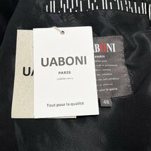 個性EU製＆定価6万◆UABONI*Paris*ジャケット*ユアボニ*パリ発◆上品 薄手 防風 総柄 アウトドア アウター 春秋 定番 M/46サイズ_画像9