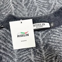 最高峰ヨーロッパ製※定価5万◆ブルガリア発※RISELIN セーター 上質ミンク/カシミヤ混 ふわふわ 防寒 ソフト 暖かい 丸首 総柄 上品 M/46_画像9