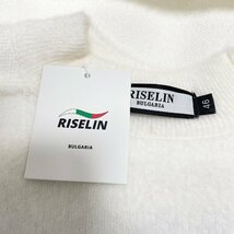 高級 ヨーロッパ製※定価5万◆ブルガリア発※RISELIN セーター ミンク/カシミヤ混 ソフト 毛足 ニット 暖かい ウサギ キレイめ 秋冬 M/46_画像9