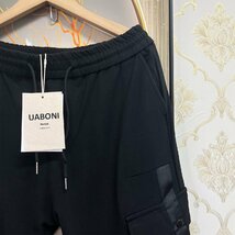 ★★個性EU製＆定価5万◆UABONI*Paris*スウェットパンツ*ユアボニ*パリ発◆上品 通気 伸縮性 快適 ボトムス カジュアル スポーツ 2XL/52_画像9