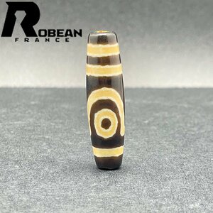 夢色 EU製 定価5万円★ROBEAN・チベット天珠★パワーストーン アクセサリー 天然石 金運 お守り プレゼント 約38.3*10.4mm 1002H192