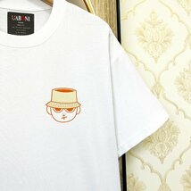 人気EU製＆定価2万◆UABONI*ユアボニ*半袖Tシャツ*フランス*パリ発◆コットン100％ 薄手 吸汗 通気 遊び心 可愛い カットソー 日常 2XL/52_画像6