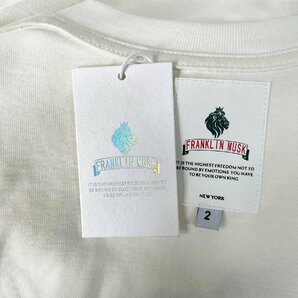 個性 定価2万 FRANKLIN MUSK・アメリカ・ニューヨーク発 半袖Tシャツ 上質 快適 通気 洗練 スウェット イラスト お洒落 日常着 サイズ2の画像8