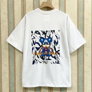 個性 定価2万 FRANKLIN MUSK・アメリカ・ニューヨーク発 半袖Tシャツ 高級 薄手 通気 柔らかい お洒落 スウェット カジュアル サイズ1