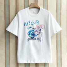 定番 定価2万 FRANKLIN MUSK・アメリカ・ニューヨーク発 半袖Tシャツ 高級 個性 クマ カットソー カジュアル ゆったり トップス サイズ2_画像1