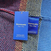 個性・セーター 定価5万◆Emmauela・イタリア・ミラノ発◆ウール混 防寒 ニット クマ 可愛い プルオーバー クリスマス M/46サイズ_画像10