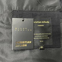 定価6万★christian milada・ミラノ発・ジャケット★高級 軽量 防寒防風 薄手 総柄 アウター オシャレ マウンテンパーカ XL/50サイズ_画像8