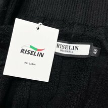 上級ヨーロッパ製※定価5万◆ブルガリア発※RISELIN カーディガン 上質カシミヤ ソフト 快適 暖かい ニット 無地 シンプル 男女兼用 L/48_画像9