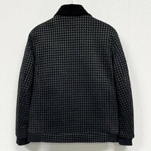 定番ヨーロッパ製※定価7万◆ブルガリア発※RISELIN ジャケット 高品質カシミヤ 保温 快適 柔らかい 千鳥格子 ブルゾン アウター 紳士 XL_画像2