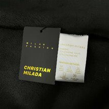 定価10万★christian milada・ミラノ発・豪華ミンク/カシミヤ混・毛皮ファーコート★極地防寒 高級 厚手 エレガント レディース M/36サイズ_画像10