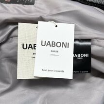 最高級EU製＆定価8万◆UABONI*パリ発*豪華ミンク/カシミヤ混防寒ジャケット 肉厚 保温 限定 高級 ボア フリース ブルゾン M/46サイズ_画像9