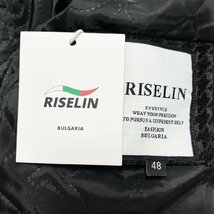 定番ヨーロッパ製※定価7万◆ブルガリア発※RISELIN ジャケット 高品質カシミヤ 保温 快適 柔らかい 千鳥格子 ブルゾン アウター 紳士 XL_画像8